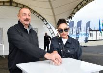 President Ilham Aliyev and First Lady Mehriban Aliyeva lay foundation stone for Aghdam Mugham Center (PHOTO/VİDEO)