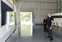 President Ilham Aliyev gets acquainted with construction work at Sarigishlag hydroelectric power station in Zangilan (PHOTO/VIDEO)