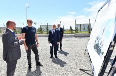 President Ilham Aliyev gets acquainted with construction of Auto Leasing Azerbaijan LLC in Araz Valley Economic Zone Industrial Park (PHOTO/VIDEO)