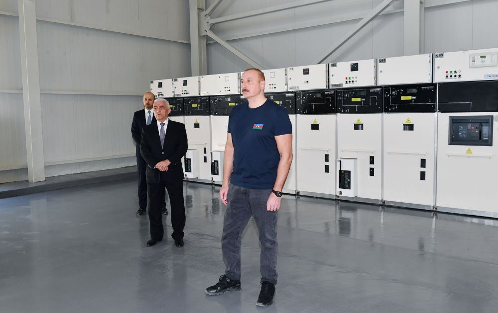 President Ilham Aliyev gets acquainted with construction work at Sarigishlag hydroelectric power station in Zangilan (PHOTO/VIDEO)