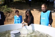 VP of Heydar Aliyev Foundation Leyla Aliyeva takes part in environmental events dedicated to 100th anniversary of Great Leader Heydar Aliyev (PHOTO)
