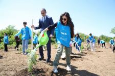 VP of Heydar Aliyev Foundation Leyla Aliyeva takes part in environmental events dedicated to 100th anniversary of Great Leader Heydar Aliyev (PHOTO)