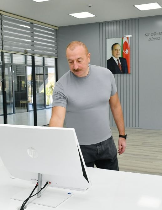 President Ilham Aliyev takes part in opening ceremony of Fuzuli Digital substation and Control Center of JSC "Azerishig" (PHOTO/VIDEO)