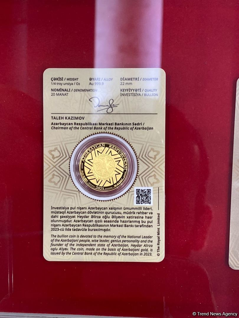 Azerbaijani Central Bank issues investment coins for the first time (PHOTO)