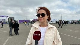 Festive atmosphere created in fan zone of Baku Marathon 2023 - spectator (PHOTO)