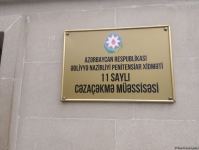 Execution of pardon order begins with penitentiary institution No.11 in Azerbaijan (PHOTO)