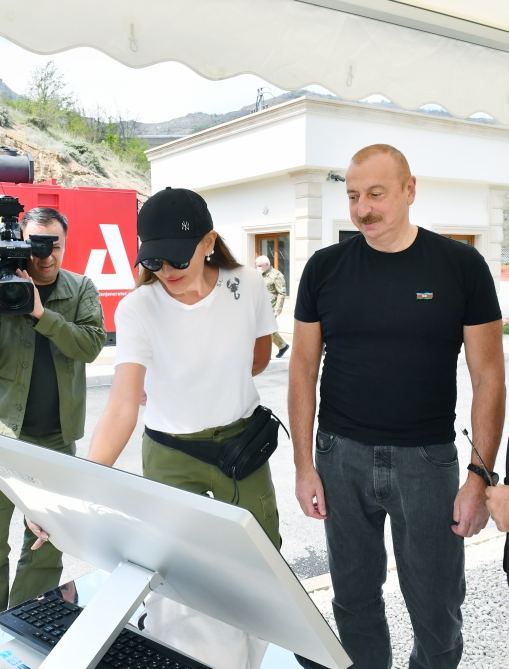 President Ilham Aliyev, First Lady Mehriban Aliyeva attend inauguration of Zarislichay pumping station in Dashalti village (PHOTO/VIDEO)