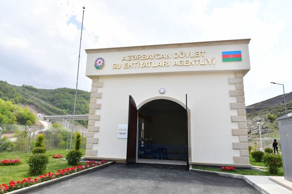 President Ilham Aliyev, First Lady Mehriban Aliyeva attend inauguration of Zarislichay pumping station in Dashalti village (PHOTO/VIDEO)