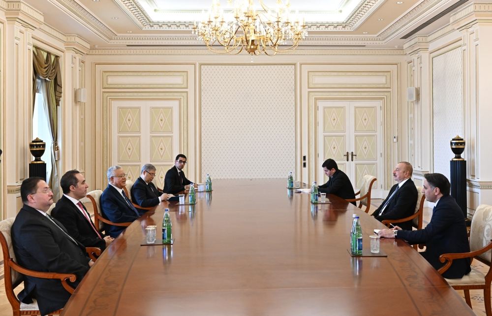 President Ilham Aliyev receives Speaker of Egyptian Parliament of House of Representatives (PHOTO/VIDEO)
