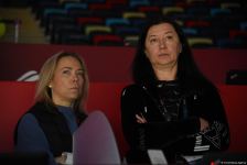 Podium training of participants of 39th European Championships in Rhythmic Gymnastics taking place in Baku (PHOTO)