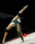 Podium training of participants of 39th European Championships in Rhythmic Gymnastics taking place in Baku (PHOTO)