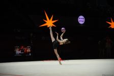 Podium training of participants of 39th European Championships in Rhythmic Gymnastics taking place in Baku (PHOTO)