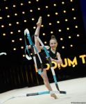 Podium training of participants of 39th European Championships in Rhythmic Gymnastics taking place in Baku (PHOTO)
