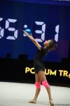 Podium training of participants of 39th European Championships in Rhythmic Gymnastics taking place in Baku (PHOTO)