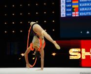 Exciting programs of gymnasts, audience delight - highlights of second day 39th European Rhythmic Gymnastics Championship in Baku (PHOTO)