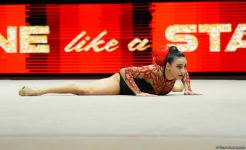 Exciting programs of gymnasts, audience delight - highlights of second day 39th European Rhythmic Gymnastics Championship in Baku (PHOTO)