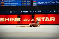 Azerbaijani gymnasts complete exercises of qualifying round at 39th European Championships in Rhythmic Gymnastics in Baku (PHOTO)