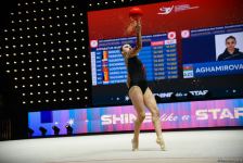 Azerbaijani gymnasts complete exercises of qualifying round at 39th European Championships in Rhythmic Gymnastics in Baku (PHOTO)