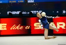 Azerbaijani gymnasts complete exercises of qualifying round at 39th European Championships in Rhythmic Gymnastics in Baku (PHOTO)