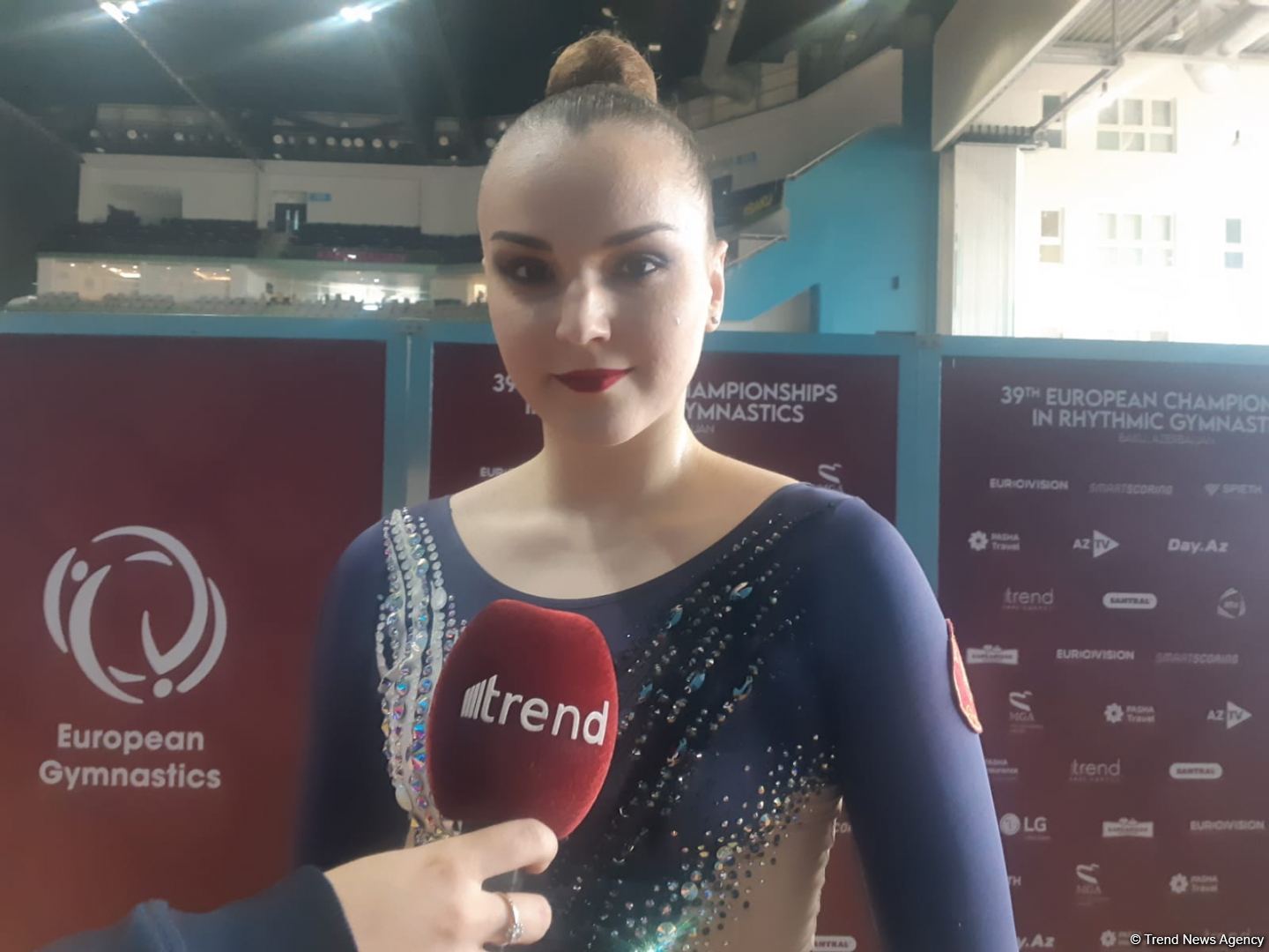 Montenegrin gymnast hails opening ceremony of European Championship in Baku