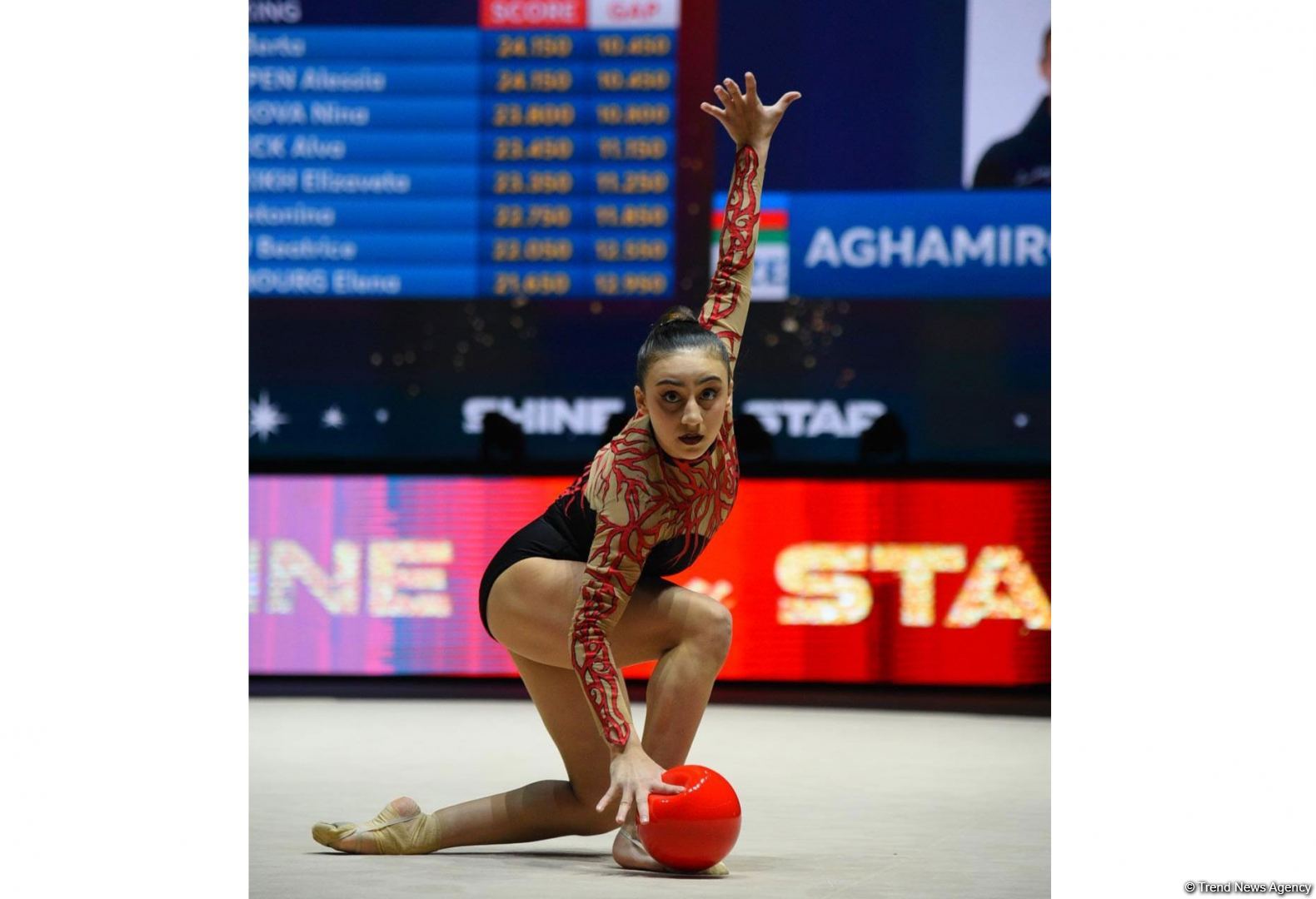 Exciting programs of gymnasts, audience delight - highlights of second day 39th European Rhythmic Gymnastics Championship in Baku (PHOTO)