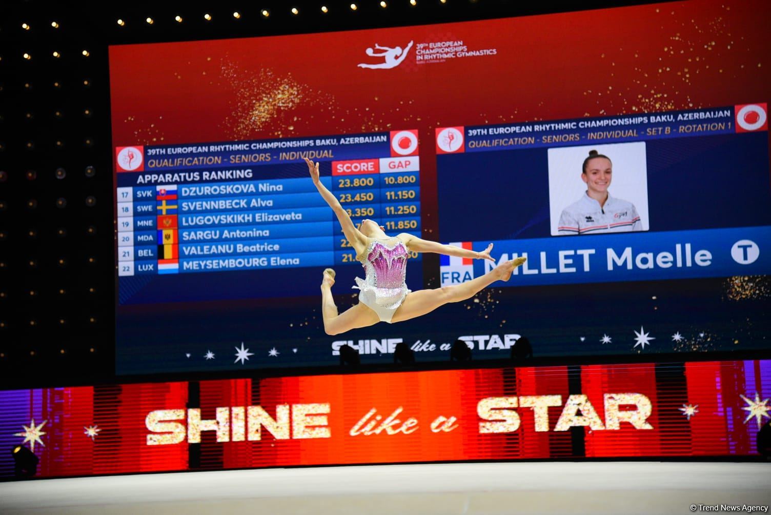 Exciting programs of gymnasts, audience delight - highlights of second day 39th European Rhythmic Gymnastics Championship in Baku (PHOTO)
