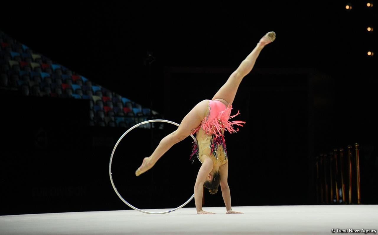Exciting programs of gymnasts, audience delight - highlights of second day 39th European Rhythmic Gymnastics Championship in Baku (PHOTO)