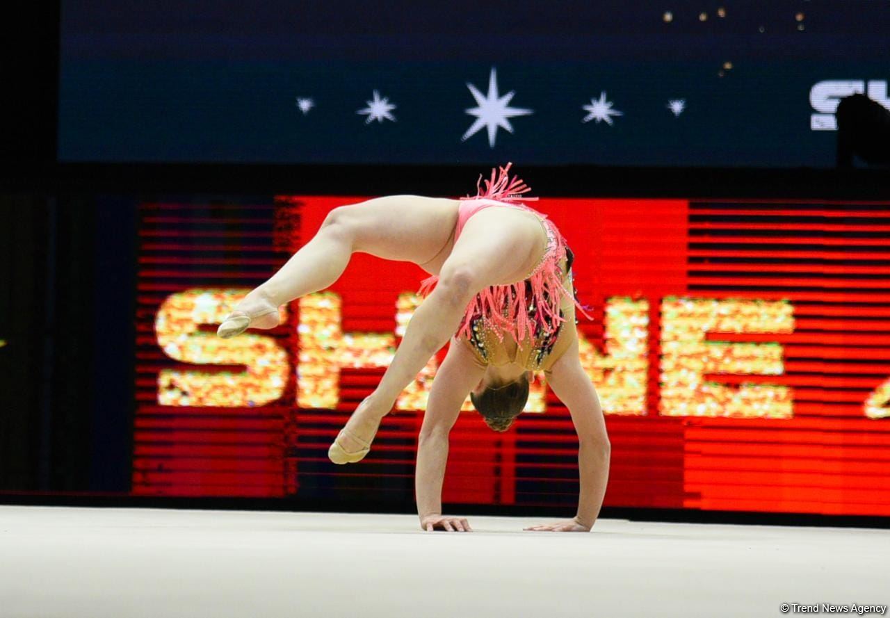 Exciting programs of gymnasts, audience delight - highlights of second day 39th European Rhythmic Gymnastics Championship in Baku (PHOTO)