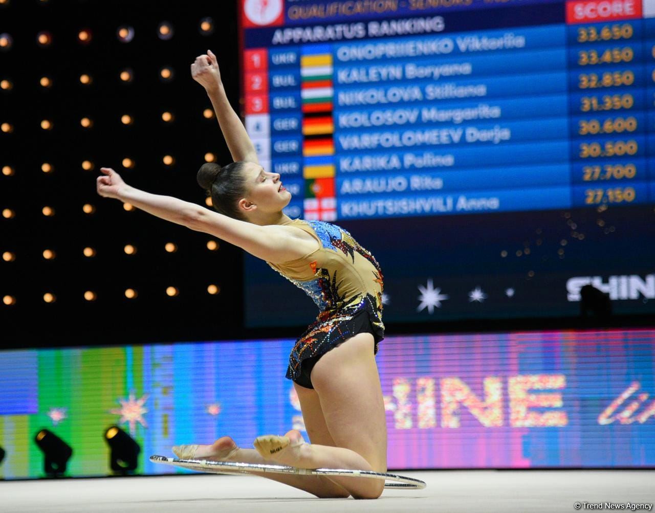 Exciting programs of gymnasts, audience delight - highlights of second day 39th European Rhythmic Gymnastics Championship in Baku (PHOTO)