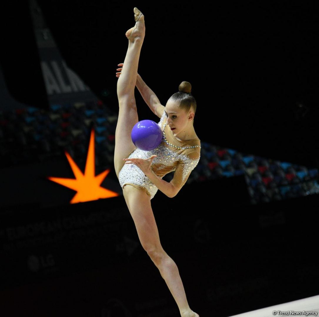 Exciting programs of gymnasts, audience delight - highlights of second day 39th European Rhythmic Gymnastics Championship in Baku (PHOTO)