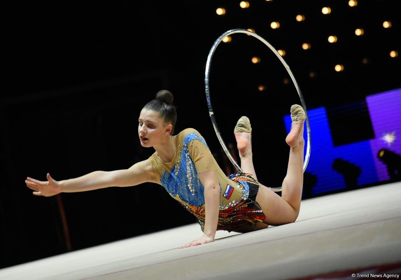 Exciting programs of gymnasts, audience delight - highlights of second day 39th European Rhythmic Gymnastics Championship in Baku (PHOTO)