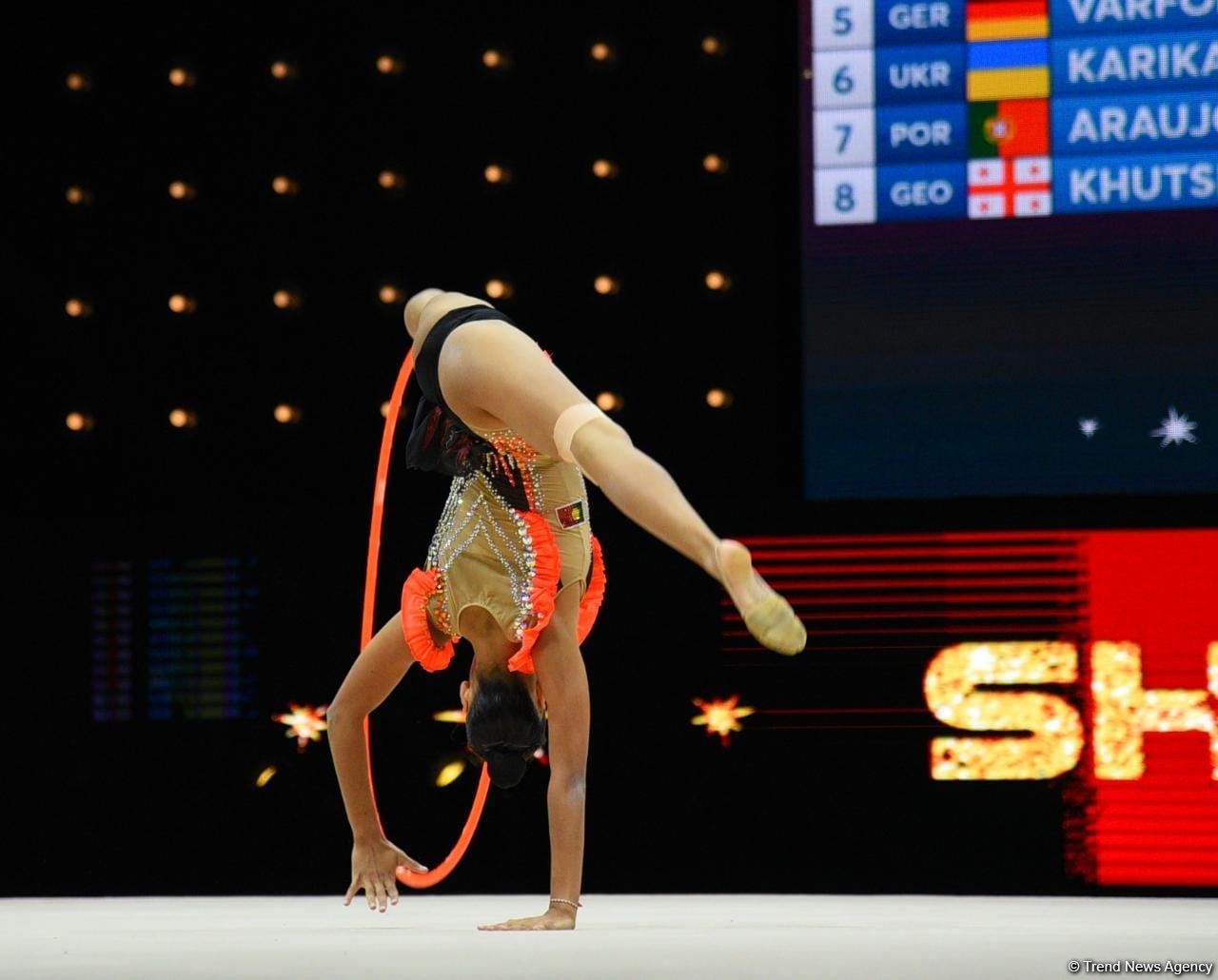 Exciting programs of gymnasts, audience delight - highlights of second day 39th European Rhythmic Gymnastics Championship in Baku (PHOTO)