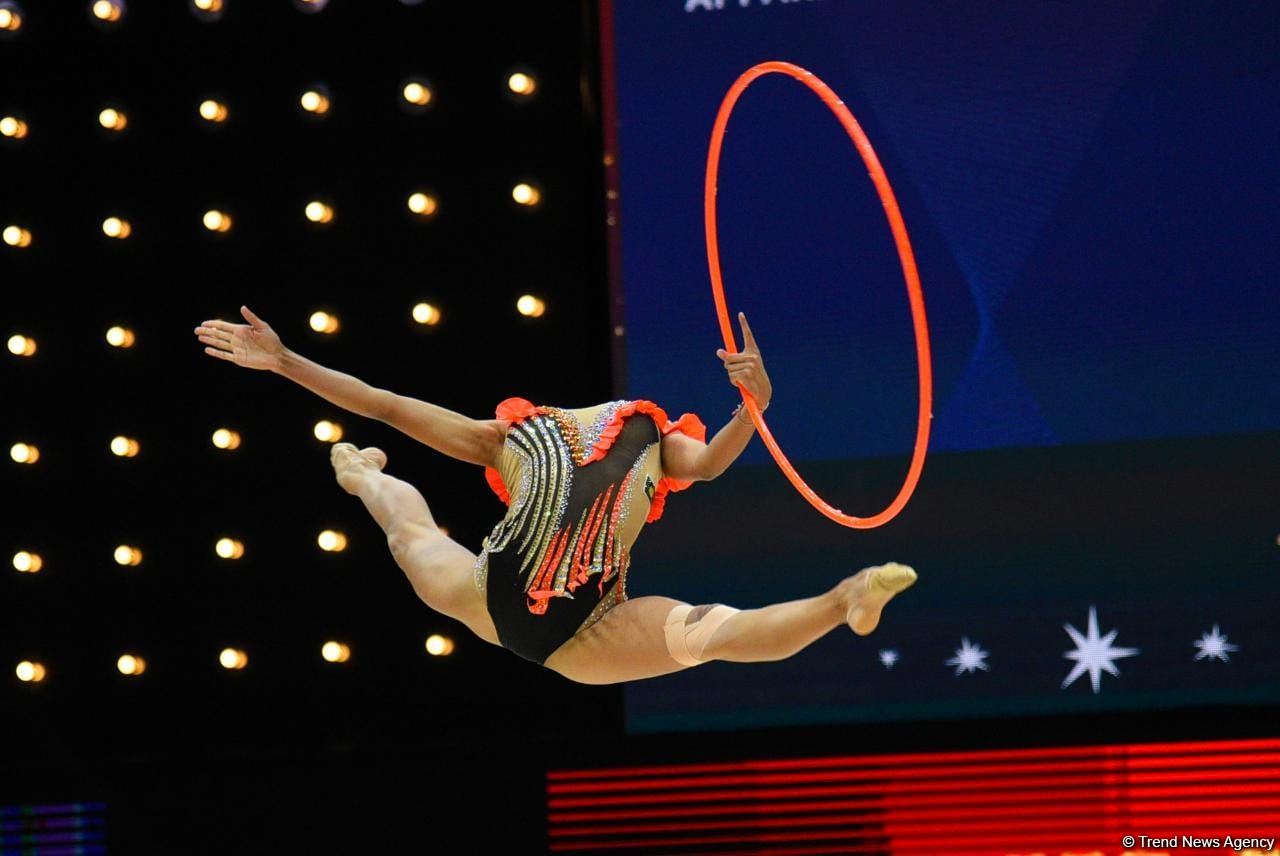 Exciting programs of gymnasts, audience delight - highlights of second day 39th European Rhythmic Gymnastics Championship in Baku (PHOTO)
