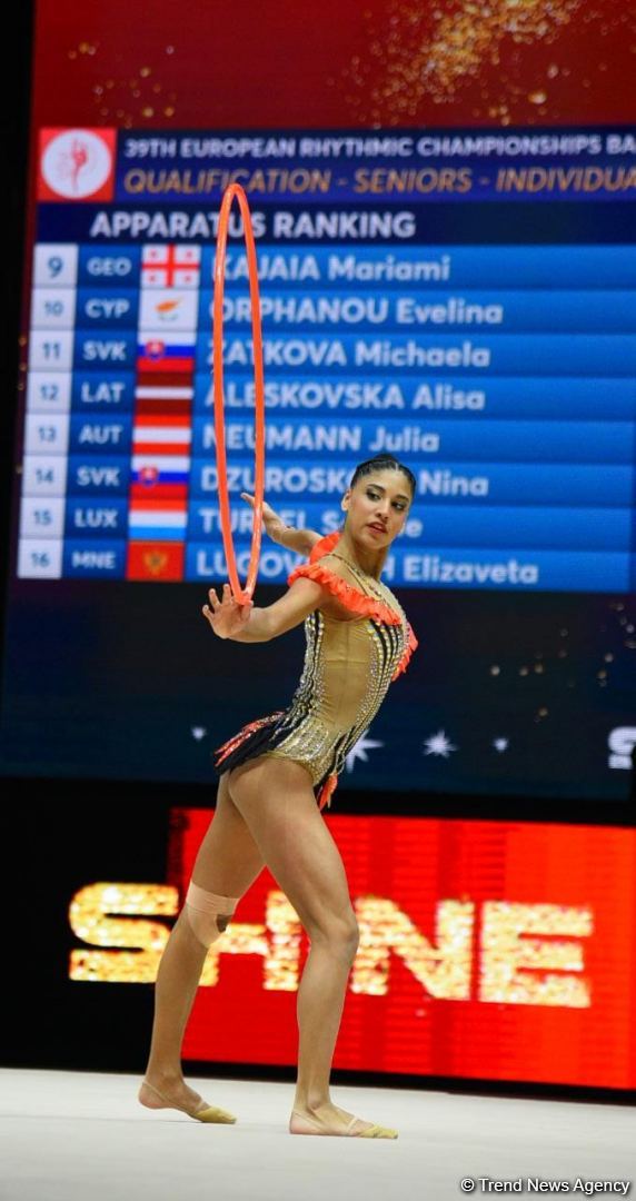 Exciting programs of gymnasts, audience delight - highlights of second day 39th European Rhythmic Gymnastics Championship in Baku (PHOTO)