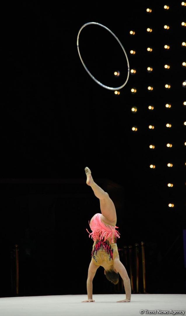 Exciting programs of gymnasts, audience delight - highlights of second day 39th European Rhythmic Gymnastics Championship in Baku (PHOTO)