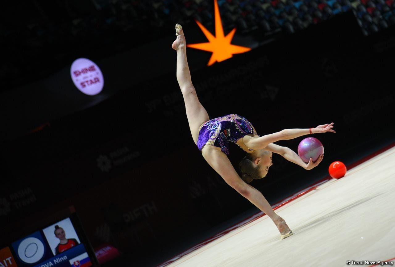 Second day of 39th European Championships in Rhythmic Gymnastics kicks off in Baku (PHOTO)