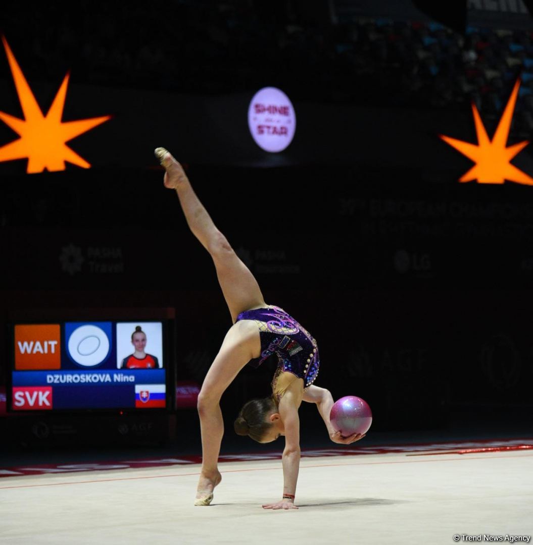 Second day of 39th European Championships in Rhythmic Gymnastics kicks off in Baku (PHOTO)