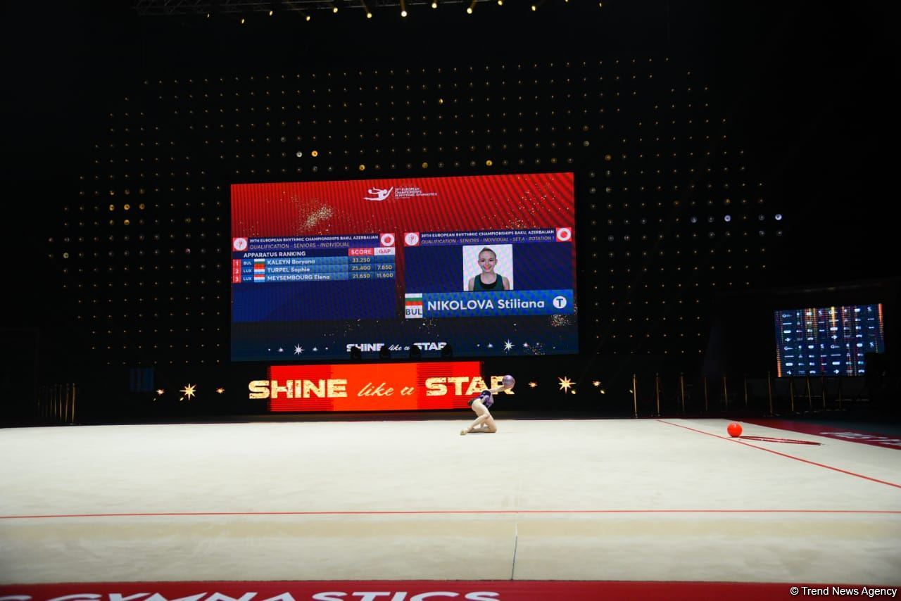 Second day of 39th European Championships in Rhythmic Gymnastics kicks off in Baku (PHOTO)