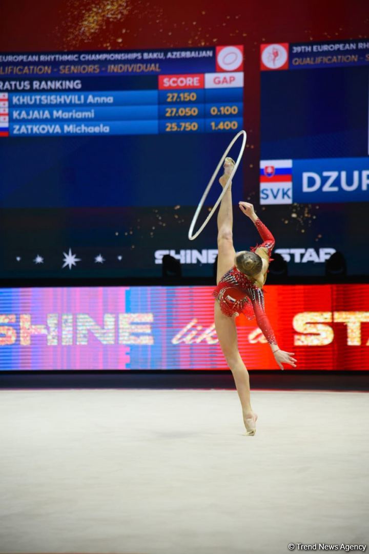 Second day of 39th European Championships in Rhythmic Gymnastics kicks off in Baku (PHOTO)