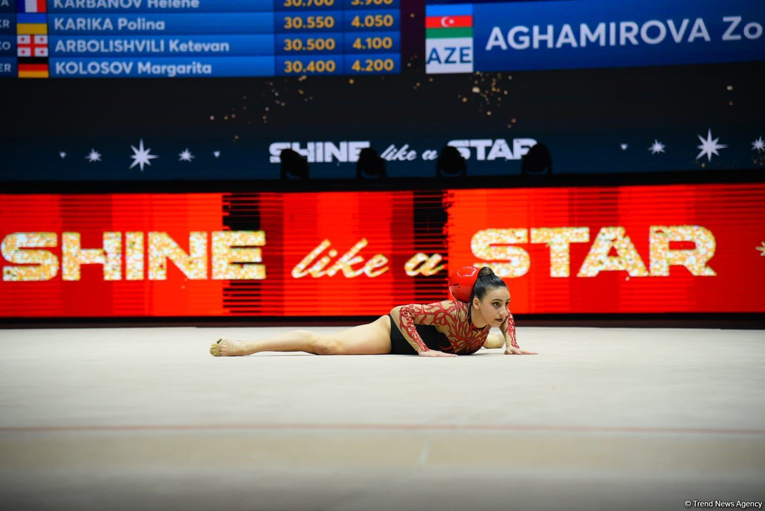 Azerbaijani gymnasts complete exercises of qualifying round at 39th European Championships in Rhythmic Gymnastics in Baku (PHOTO)