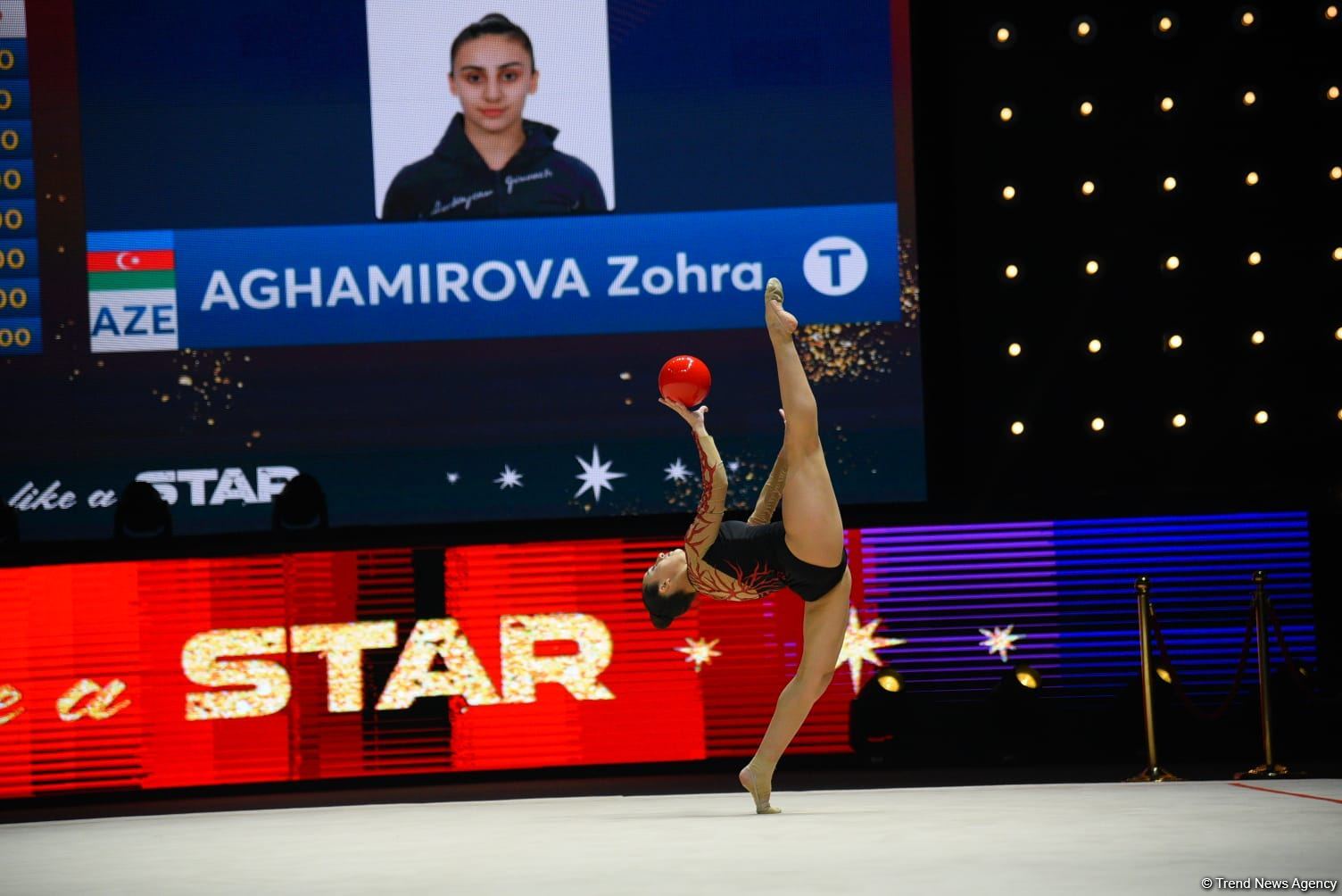 Azerbaijani gymnasts complete exercises of qualifying round at 39th European Championships in Rhythmic Gymnastics in Baku (PHOTO)