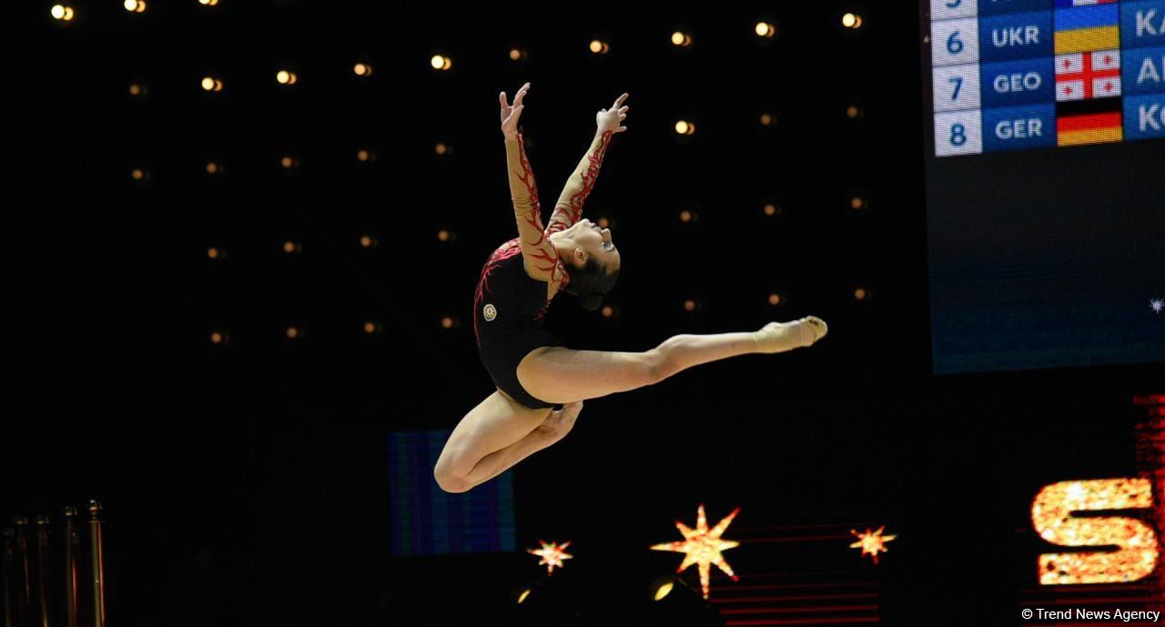 Azerbaijani gymnasts complete exercises of qualifying round at 39th European Championships in Rhythmic Gymnastics in Baku (PHOTO)