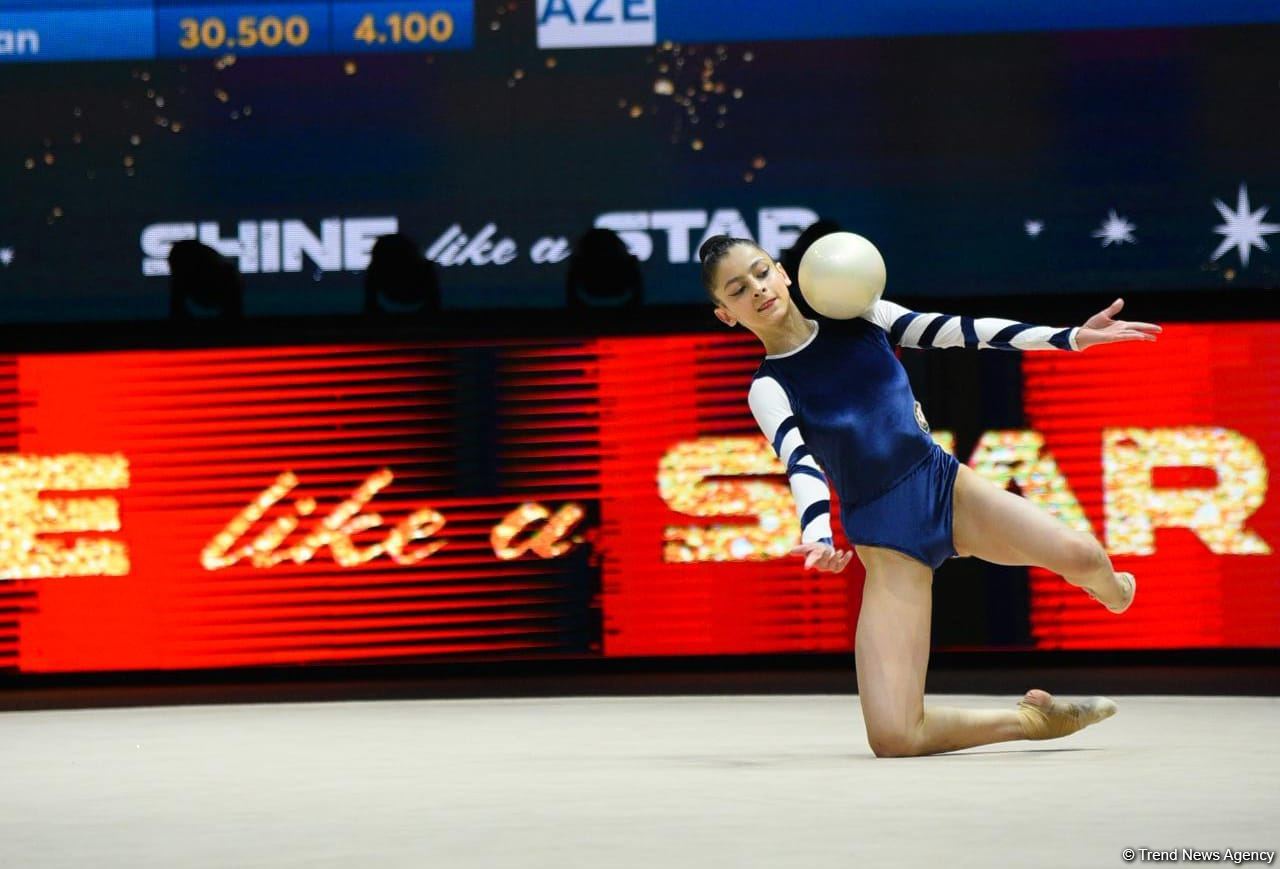 Azerbaijani gymnasts complete exercises of qualifying round at 39th European Championships in Rhythmic Gymnastics in Baku (PHOTO)