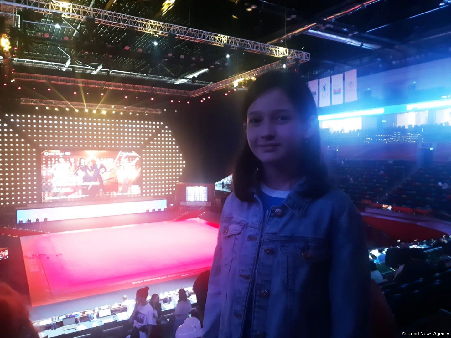 Atmosphere at European Rhythmic Gymnastics Championships magical - young spectator