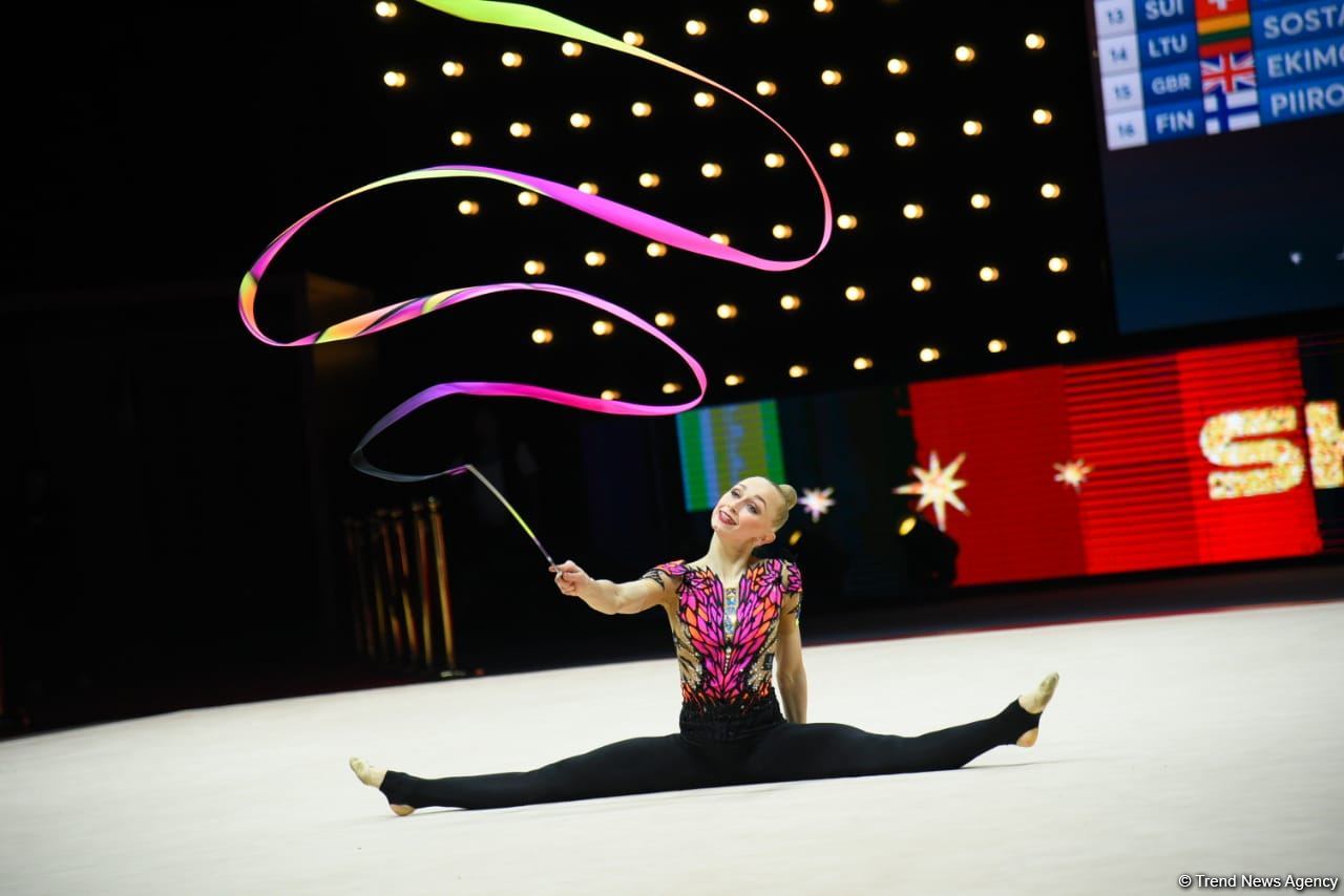 Third day of 39th European Championship in Rhythmic Gymnastics in Baku continues (PHOTO)