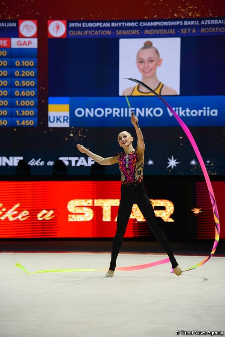 Third day of 39th European Championship in Rhythmic Gymnastics in Baku continues (PHOTO)