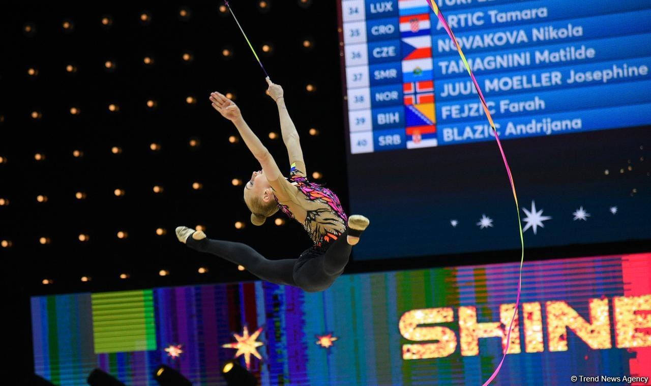 Third day of 39th European Championship in Rhythmic Gymnastics in Baku continues (PHOTO)