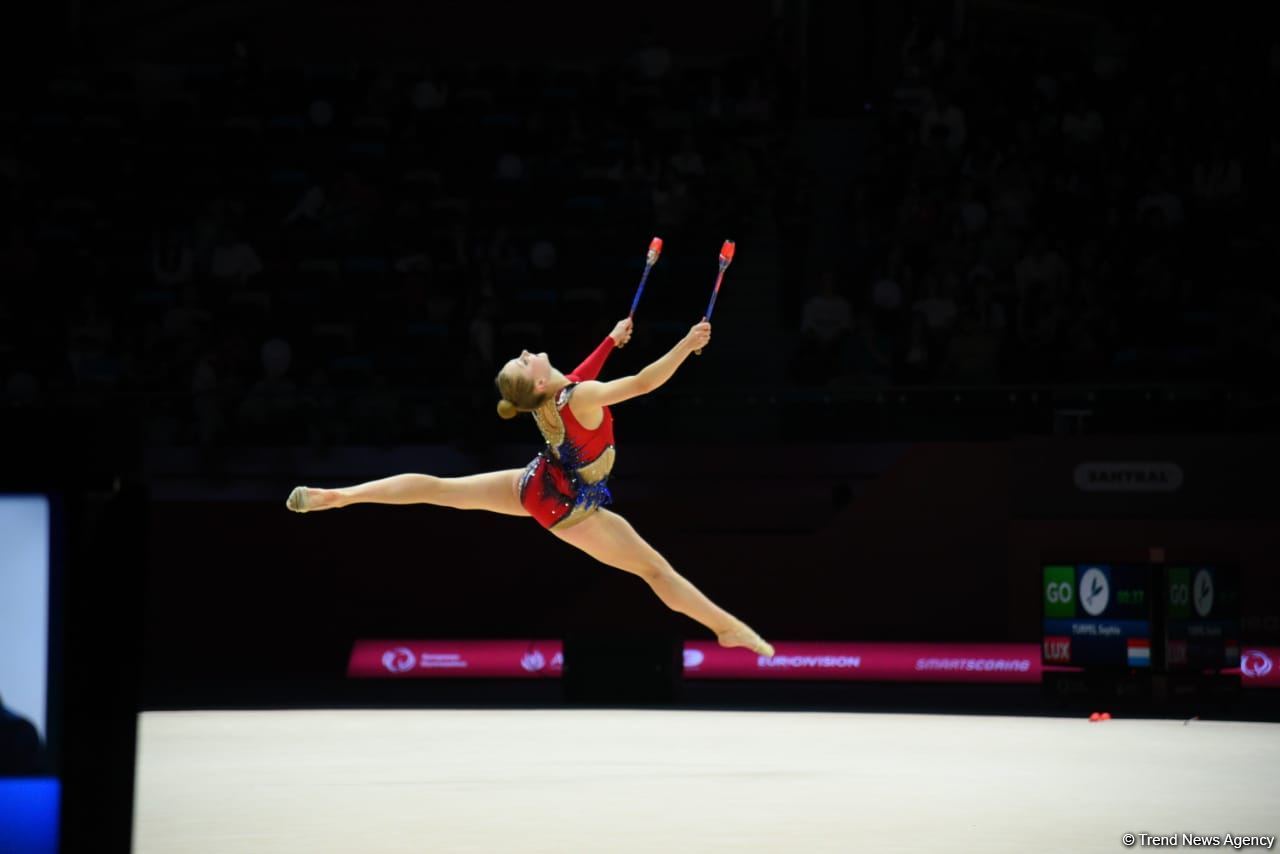 Third day of 39th European Championship in Rhythmic Gymnastics in Baku continues (PHOTO)
