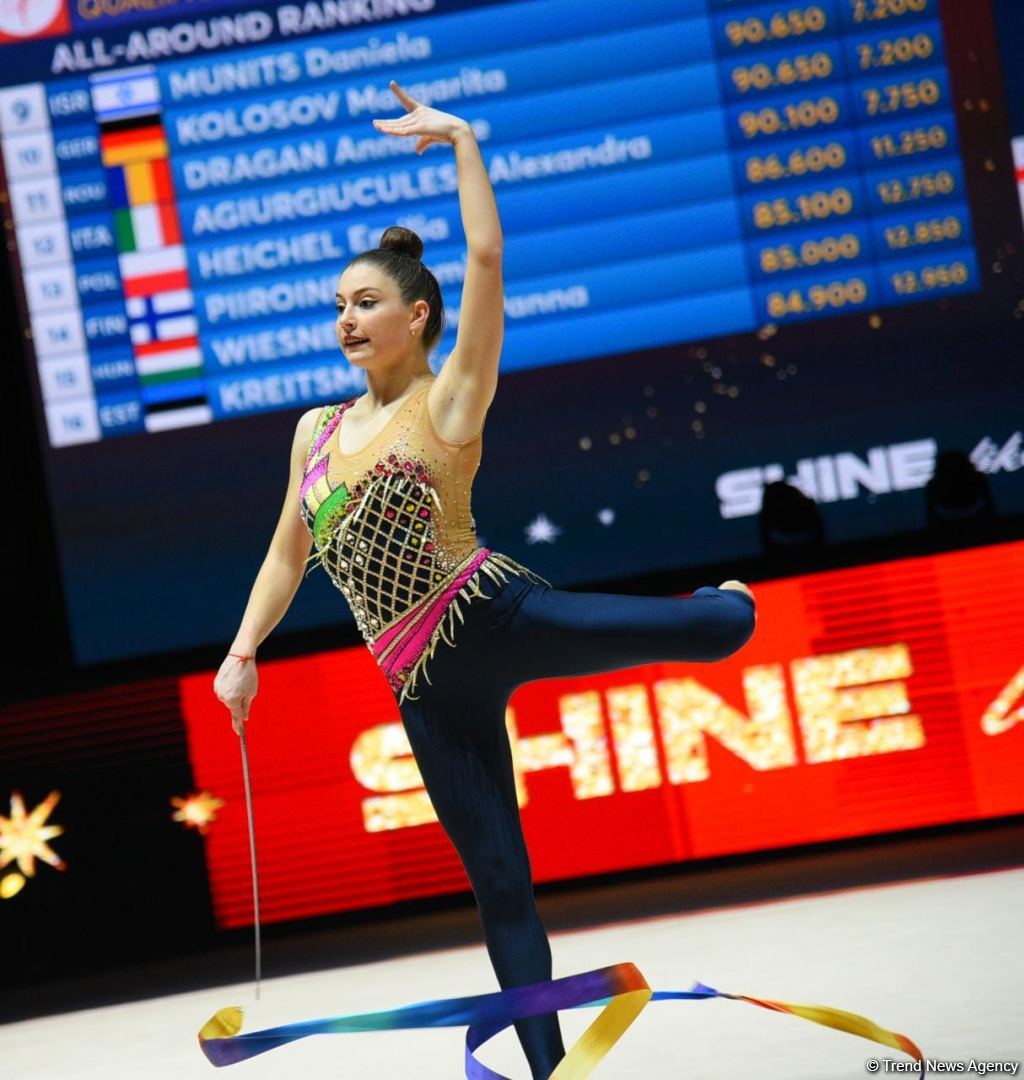 Third day of 39th European Championship in Rhythmic Gymnastics in Baku continues (PHOTO)
