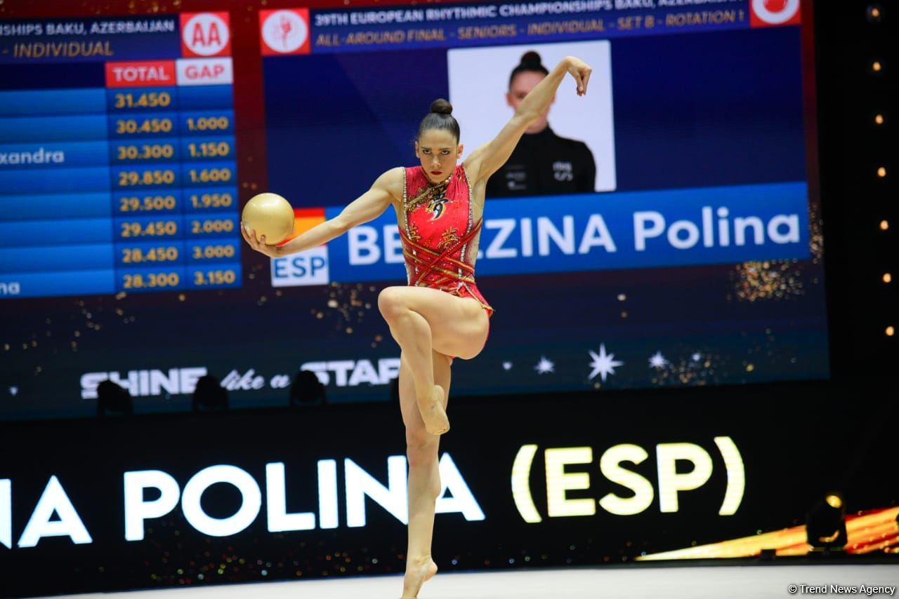 Fourth day of 39th European Championship in Rhythmic Gymnastics in Baku kicks off (PHOTO)